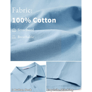 Chemises Polo Décontractées pour Hommes de Haute Qualité en Coton à Séchage Rapide avec Impression de Logo Personnalisé Couleurs Unies Chemise Durable Vente en Gros - Product Image 2