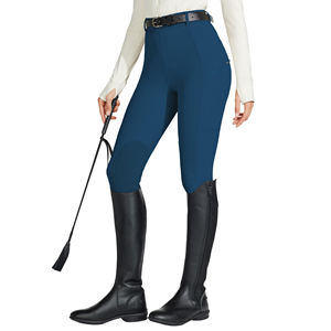 Pantalones de Montar a Caballo y Pantalones de Equitación para Mujer al por Mayor, con Rodilleras de Alta Calidad para Montar y Sesiones de Entrenamiento Nocturnas - Product Image 1