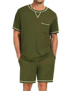 Conjuntos de Camiseta y Pantalones Cortos para Hombre, Tejido Transpirable, Ropa de Verano, Servicio OEM/ODM - Product Image 1