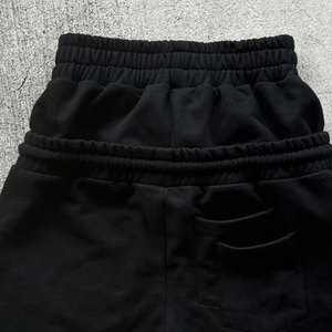 Shorts de survêtement décontractés à double taille coupe ample style streetwear avec imprimé lettres Y2K - Product Image 6