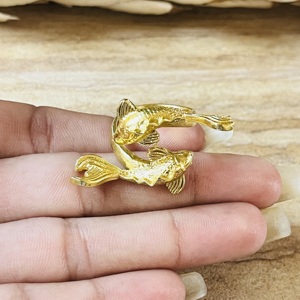 Modern Style Koi Fish <b>Rings</b> Boho Brass <b>Rings</b> Women 18k Gold Plated Gothic Animal Wrap <b>Open</b> Band Statement <b>Ring</b> Wholesale/OEM/ODM - Product Image 5