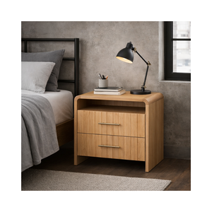 Colección RIVEO RANGE, Muebles de Dormitorio Contemporáneos, Precio de Fábrica, Mesita de Noche de Madera Ecológica y Duradera - Product Image 1