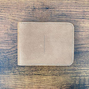 Fourniture d'usine Personnaliser la conception Portefeuille court à deux volets en cuir de vachette Portefeuille porte-cartes en cuir véritable avec fenêtre d'identification - Product Image 2