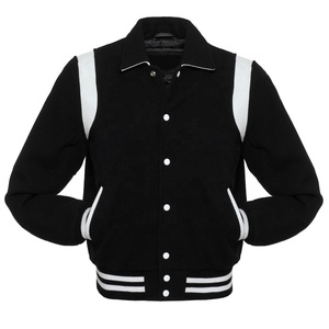 LOW MOQ Varisty Jackets Cuerpo de lana con mangas de cuero-Totalmente hecho a medida-Cualquier color Cualquier diseño - Product Image 1