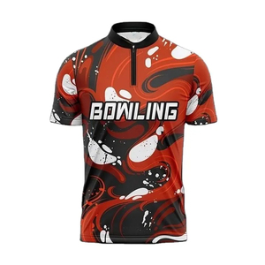 Chemises de bowling personnalisées en sublimation, fabrication en gros, prix bas, design pour les jeunes, chemise de bowling - Product Image 1