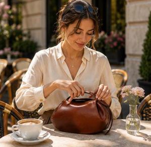 Sac à bandoulière hobo en daim, sac à main marron décontracté, sac quotidien à rabat, sac en daim souple pour femme, sac à bandoulière marron - Product Image 3