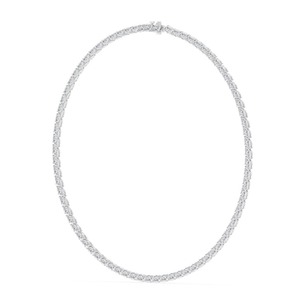 Deslumbrante Collar con Diamantes Creados en Laboratorio de Corte Marquise de 22.93 CTW, Oro Rosa de 9K - Product Image 4
