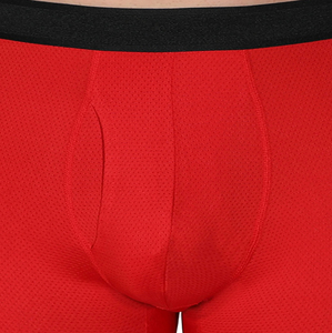 Calzoncillos Boxer Lisos para Hombre de Alta Calidad, Spandex/Poliéster, Cintura Alta, Antibacterianos, Transpirables, Ropa Interior Personalizada - Product Image 3