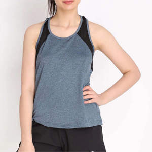 Débardeur de sport à séchage rapide pour femmes, en coton et polyester, disponible en différentes couleurs, OEM - Product Image 6