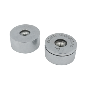 Matrices de tréfilage en carbure - Corps conique 43 x 40 mm, trou de 1,40 mm pour outils de bijouterie - Product Image 1