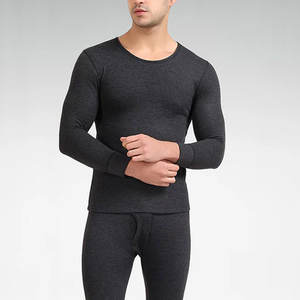 Camiseta térmica para hombre, capa base cálida y transpirable, ajuste cómodo para la temporada de invierno, trabajo al aire libre y uso en viajes - Product Image 1