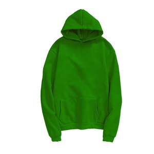 Sweat-shirt à capuche noir pour femme, 100% coton molletonné, manches longues, couleur unie, avec poche, pour l'automne - Product Image 5