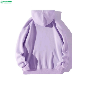 Sweat à capuche unisexe personnalisé en coton molletonné épais, teinture écologique, coupe classique, imprimé DTG animé - Product Image 1