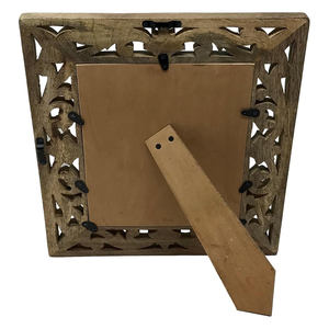 Cadre photo en bois massif naturel, design minimaliste moderne, pour bureau, décoration intérieure contemporaine - Product Image 2