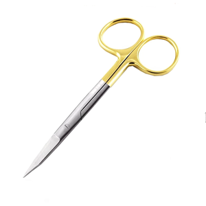 Ciseaux chirurgicaux Goldman Fox courbés TC 13 cm en carbure de tungstène pour la coupe des tissus et des sutures, en acier inoxydable, ensemble professionnel de précision - Product Image 3