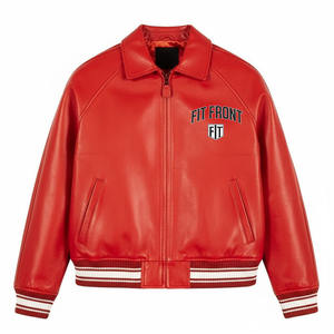 Veste en cuir pour homme de qualité supérieure, meilleur prix, veste d'hiver, cuir véritable, coupe-vent, imperméable, teinture unie, toutes tailles disponibles - Product Image 1