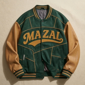 Custom Mens Baseball Varsity <b>Jacket</b> Satin Sleeves Embroidered <b>Patches</b> Wholesale for Sportswear Brands - Product Image 6
