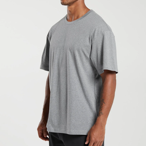 T-shirt personnalisé pour homme – Vente en gros usine – Coton premium à manches courtes, col rond, coupe oversize, séchage rapide, 220g – Vêtement décontracté streetwear - Product Image 3