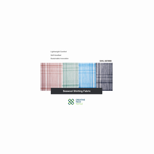 Fibre recyclée innovante SWL-5E1988, Seawool PET/Polyester=44/56, efficace pour la coloration, adaptée aux vêtements de sport - Product Image 1
