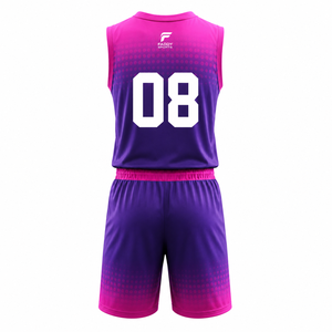 Uniforme de Baloncesto Sublimado Personalizado, Transpirable, de Secado Rápido, Conjunto de Camiseta de Baloncesto para Equipo, Ropa Deportiva al por Mayor, Ropa de Entrenamiento para Hombre - Product Image 2