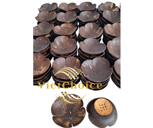 Jabón artesanal de cáscara de coco Vietchoice, hidratante, controla la grasa, aroma natural, en forma de pastel, jabón de baño sostenible para spa y hotel. - Product Image 3