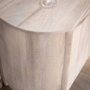 Vandana Crystal Element 3-door <b>sideboard</b>, 175cm, in solid mango wood with rounded sides, Manon - Product Image 5
