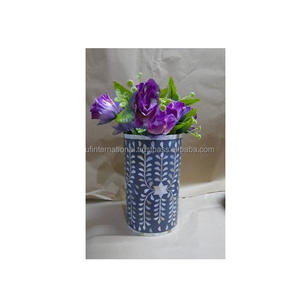 Vevor — vase à fleurs naturelles à incrustation d'os rond, fait à la main avec la meilleure qualité, poli, pour le produit supérieur - Product Image 4
