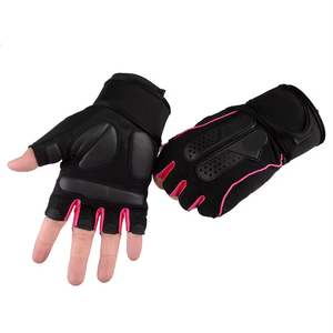 Gants de fitness unisexes de haute qualité en coton/polyester/spandex, confortables, antidérapants, à séchage rapide, pour les sports de plein air et la musculation - Product Image 1
