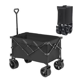 Carrello Pieghevole 150 L per Ogni Terreno, Carrello da Spiaggia con Capacità di Carico di 120 Kg, Materiale in Gomma, Personalizzabile OEM - Product Image 1