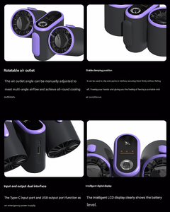 Double-head waist fan HX157 - Product Image 5