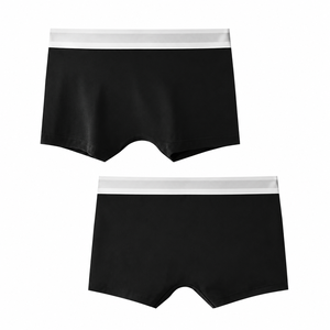 Lot de 5 bikinis AL SAWAN noirs pour femme, taille mi-haute, sans couture, en coton et élasthanne, tricotés, couleur unie, basiques, lavables en machine, en stock - Product Image 6
