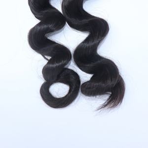 Venta al por mayor de cinta ondulada de color negro natural en extensiones de cabello humano directo de fábrica sin desprendimiento o enredos - Product Image 3