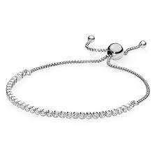 Indian Silver <b>Tennis</b> Anklet <b>Bracelet</b> Adjustable <b>Cubic</b> <b>Zirconia</b> Jewellery for Women and Girls Wear on Special Occasions Anklet - Product Image 2