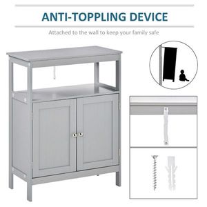 Mueble de Baño Gris para Almacenamiento y Organización de Espacios - Product Image 5