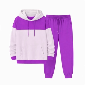 Factory Promotion Mens Warm 3D Embroidery Windproof Jacket Long Sleeve Side Pocket Sweatshirt Set Cotton <b>Polyester</b> <b>Hoodie</b> Thick - Product Image 1