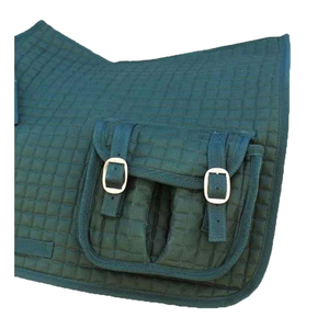 Tapis de selle tout usage en nylon avec doublure en polaire et sangle de transport, pour l'équitation, tapis de selle brodé pour équipe, tapis de selle en polaire. - Product Image 3