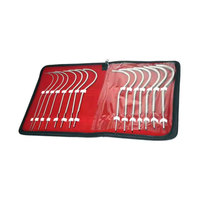 Meilleure Qualité Réutilisable Regal Impex Bougies Uretrales Dilatateurs Gynécologiques Sondes Urinaires/Utérines Courbées Ensemble de 15/8/36 Instruments
