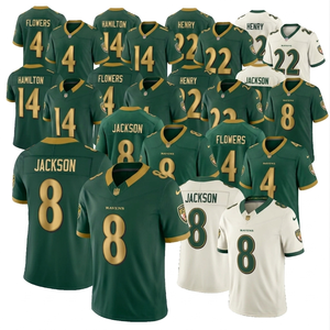 Camiseta de Fútbol Americano de Primera Calidad, 100% Poliéster, Protección UV, Absorbe la Humedad, Manga Corta, Talla Grande, Correa Ajustable, Personalizable - Product Image 1