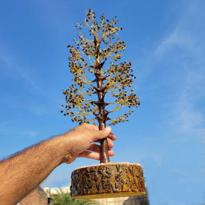 ลูกปัดอาเกตคริสตัล1000คุณภาพระดับพรีเมี่ยมชิปแกะสลักพลอยล้ำค่างานแกะสลักหินอาเกตธรรมชาติรักษาบ้านฮวงจุ้ย - Product Image 5