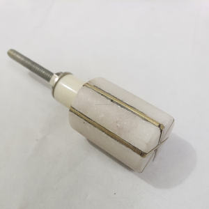 Tiradores de gabinete de piedra Natural hechos a mano elegantes, tiradores de perilla de puerta, decoración moderna Bohemia ajustable para uso de cajón de tocador de cocina - Product Image 2