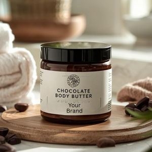 Beurre Corporel au Chocolat Hydratant Profondément Nourrissant Crème Hydratante Riche au Cacao pour une Peau Douce, Lisse et Éclatante Fabricant OEM ODM - Product Image 4