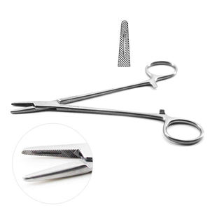 Portaagujas Halsey de 6 Pulgadas con Punta de Carburo de Tungsteno |   Pinzas de Sutura Quirúrgicas Dentales y Médicas de Ortodoncia de Dentavex - Product Image 4