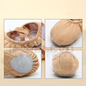 Zapatillas de Ballet Ligeras de Lona con Suela Suave y Cómoda para Principiantes, Práctica y Actuaciones en Escenario, Venta al Por Mayor - Product Image 4