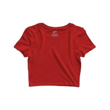 Cuello redondo, cuello redondo, ajuste Delgado, ajustado, sólido, camiseta para bebé, Y2K, manga de murciélago, - Product Image 3