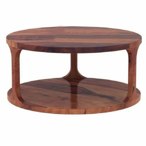 Mesa de Centro Redonda Tradicional de Alta Calidad, Muebles de Madera para Sala de Estar, Mejor Colección, Venta al Por Mayor - Product Image 3