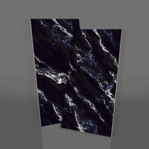 Azulejos de porcelana de alta resolución con diseño de mármol de 600x1200 mm, brillantes y pulidos, para pisos y paredes interiores, ideales para supermercados. - Product Image 1