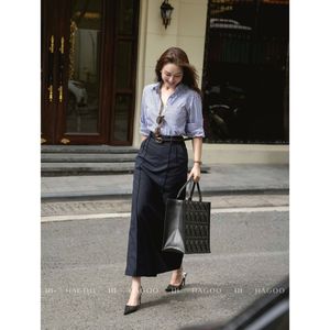 CV941 Elegance <b>White</b> High Waisted Maxi Pencil <b>Skirt</b> Side Slit Office Lady <b>Skirt</b> Bulk Price - Product Image 3