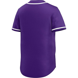 Color Fade Baseball Jersey Unisex <b>Ombre</b> Gradient Custom Breathable Mesh Button Front Short Sleeve - Product Image 3