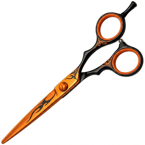 Ciseaux de coiffure OEM 5,5 pouces, faible MOQ, pour salon, durables, avec logo personnalisé, en acier inoxydable, pour la coupe de barbe - Product Image 2