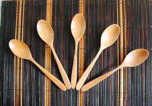 Wooden Tea <b>Spoon</b> Wooden Coffee <b>Spoon</b> Long Handle <b>Serving</b> <b>Spoon</b> for Kitchen Cafe Hotel - Product Image 2